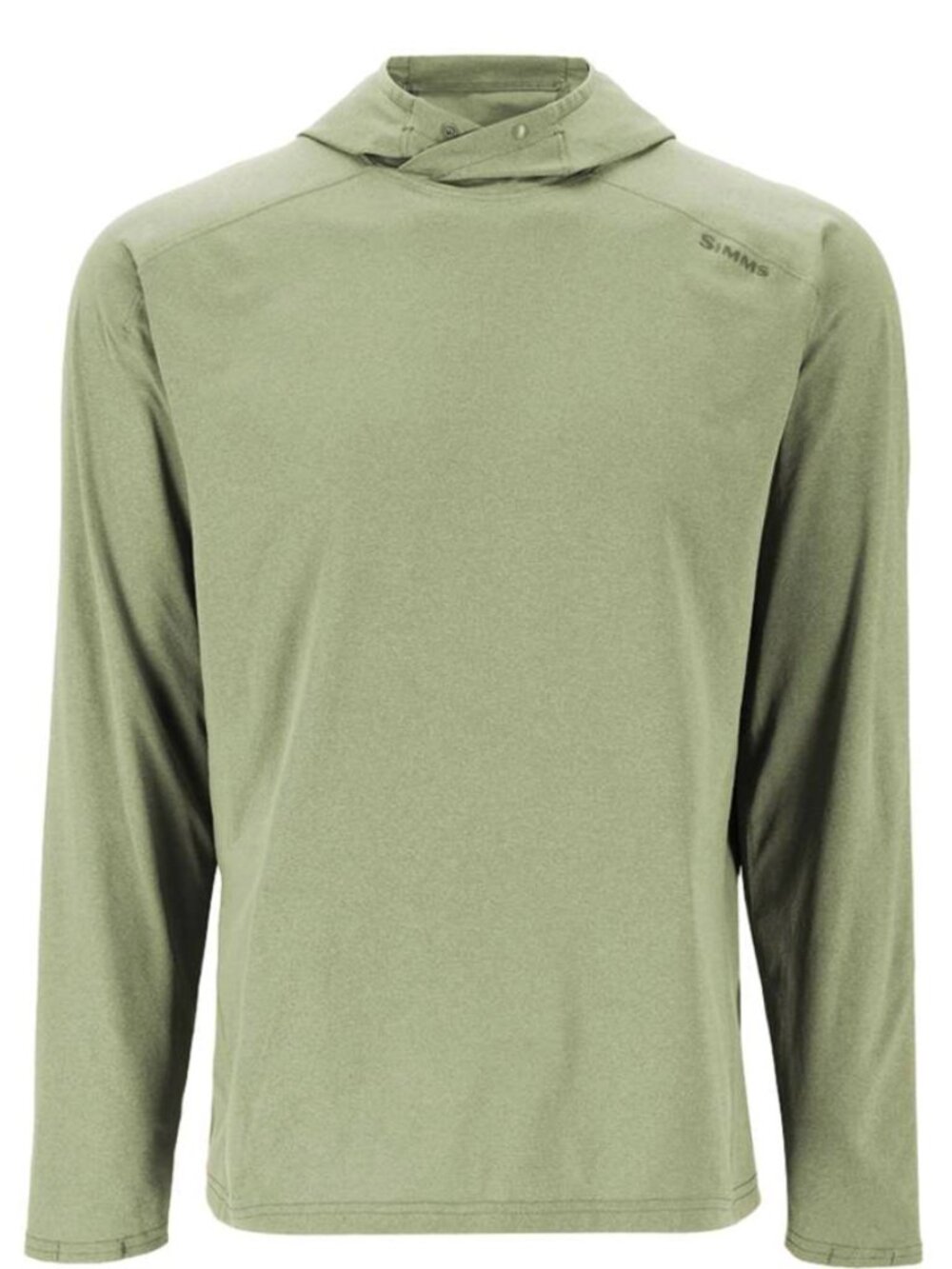 Simms Fishing Solarflex Hoody Men's Medium Pale Pine Green Outdoor Summer UPF